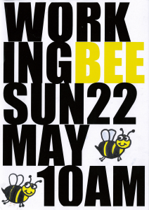 WORKING BEE POSTER